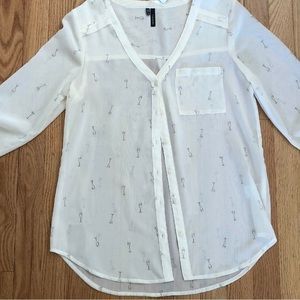 Maurices XXL Champagne Blouse